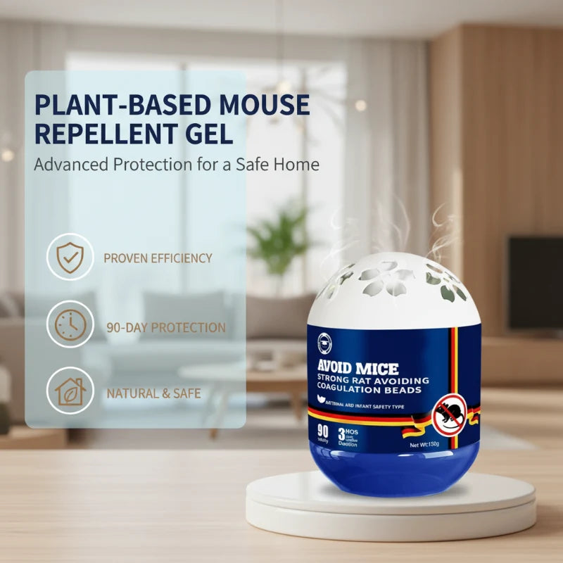 MintShield™ Plant-Based Mouse Repellent Gel | Peppermint & Chili Formula