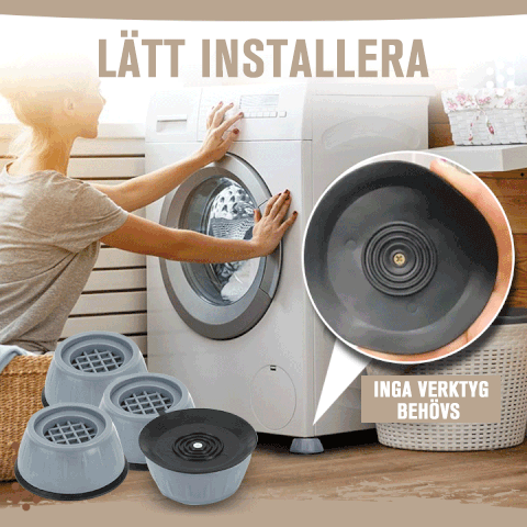ANTI-VIBRATION PADS FOR WASHING MACHINE - 4 PCS